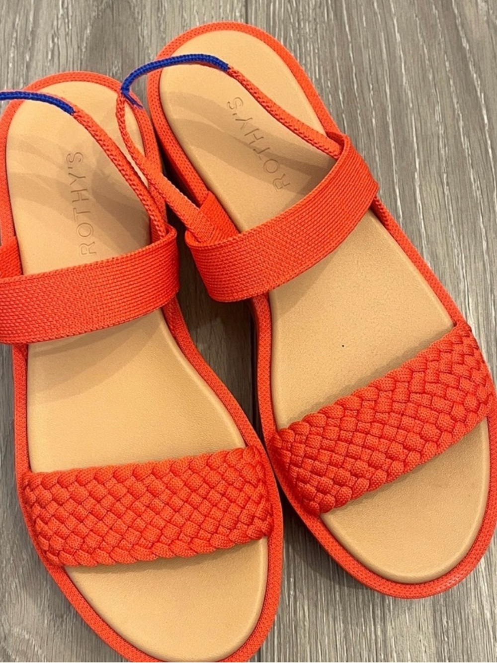 Rothy’s The Lightweight Wedge Sandals Size 8
